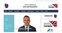 Desktop Screenshot of liceocomercialsb.cl